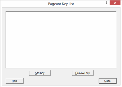 Liste der SSH-Schlüssel in Pageant